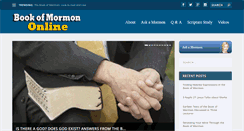 Desktop Screenshot of bookofmormononline.com